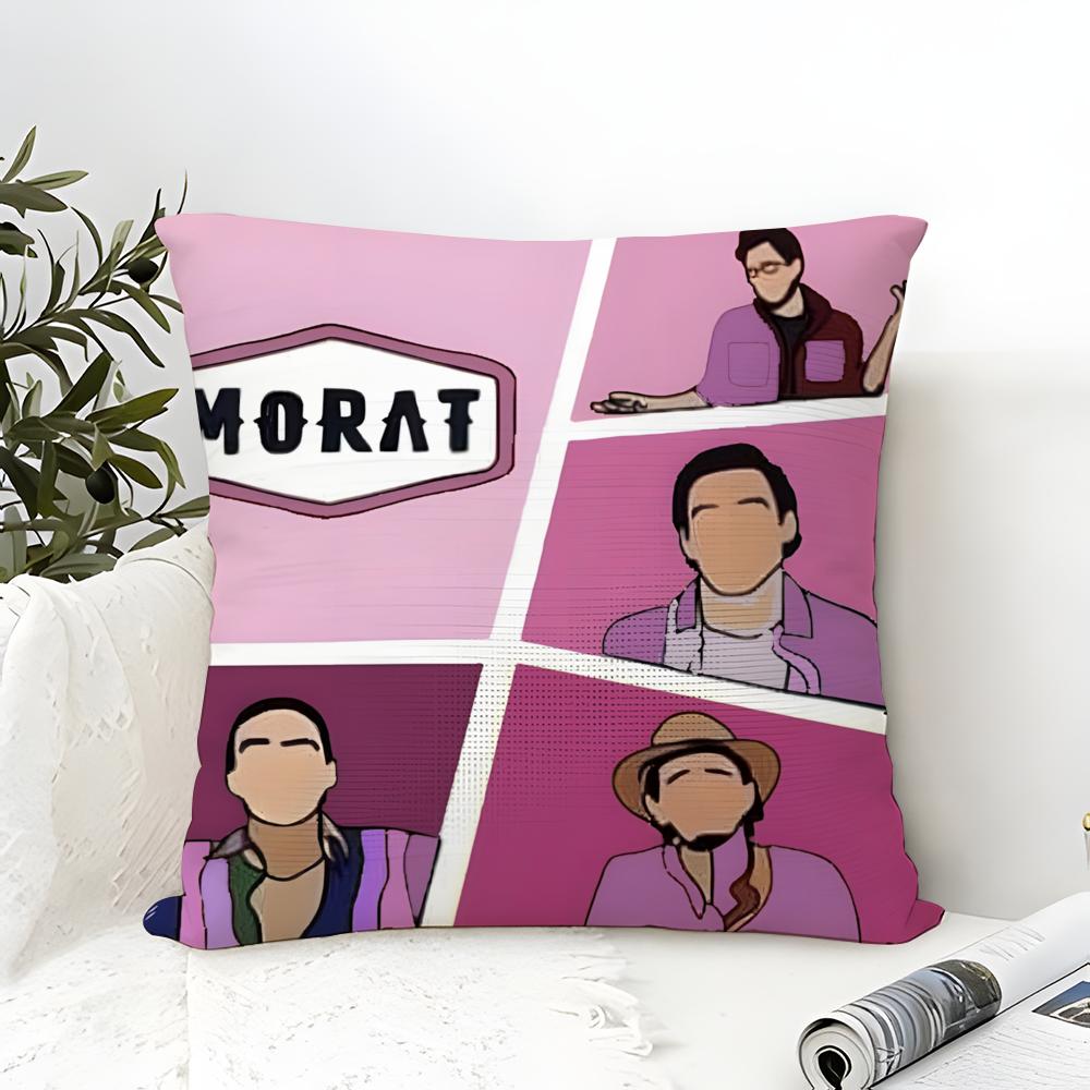 Rock Music M-Morat Band 4 Pillow Case Linen Pillow Case Sofa Home Decor Cushion Cover Cushion Cove