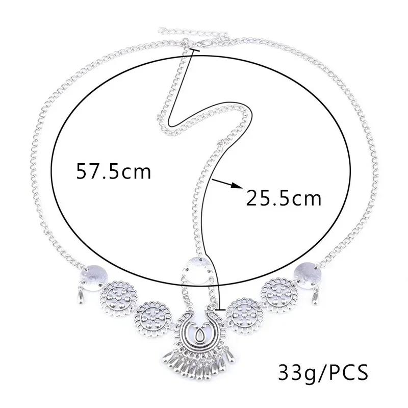 Gypsy Turkish Bohemian Head Chain Indian Hair Jewelry Tribal Forehead Dancing Wedding Hair Accesories Boho Headband Headpieces