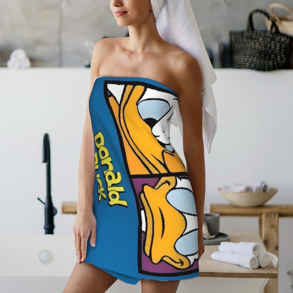 1pc Donald Duck Beach Towel Swimming Design Bath Towel for Summer Travel Swimming Camping Cruise Accessories