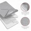 Sofa Repair Patches - 2 Pcs 8x11 Inch Dark Gray Self-Adhesive Strong Glue Fabric for Sofas, Car Seats, Furniture