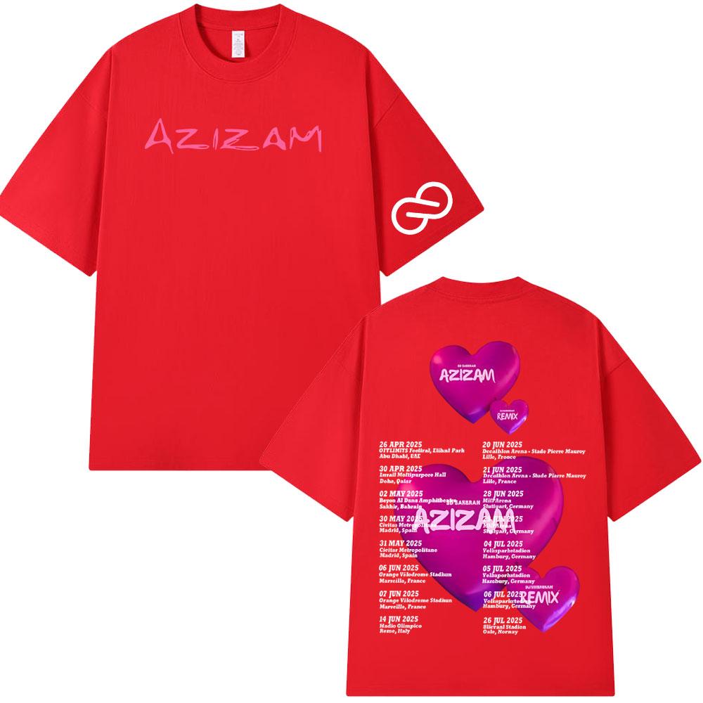 Ed Sheeran Azizam Heart Balloon T Shirt Cotton Casual Short Sleeve T-shirt Unisex Women Fashion Cozy Tee Shirt Oversized Streetwear S