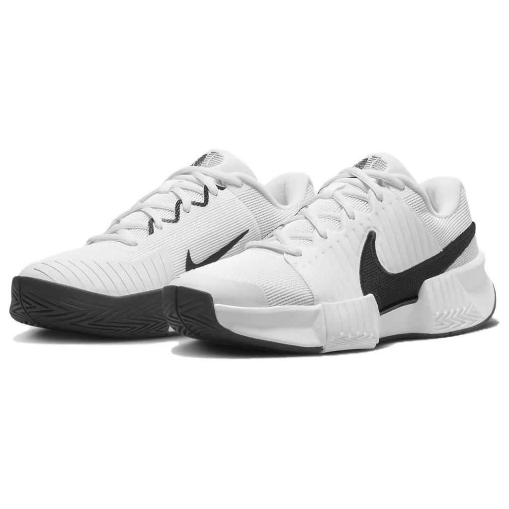 Nike GP Challenge Pro Abrasion Resistant Support Low top Tennis Shoes Women's White Black FB3146-100