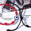 2/10pcs Lucky Red Rope Evil Eye String Bracelet for Men and Women Protection Lucky Handmade Braid Rope Wristband Jewelry Gift