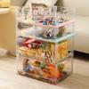 Storage Basket with Cover Easy Assembly Foldable Design Stackable Toy Storage Box