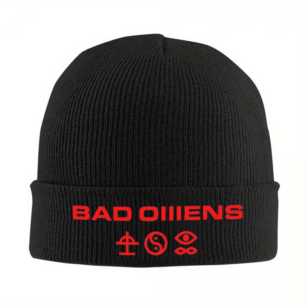 Bad OUnisexs Rock Hat Autumn Winter Beanies Warm Metal Cap Unisex Knitted Caps