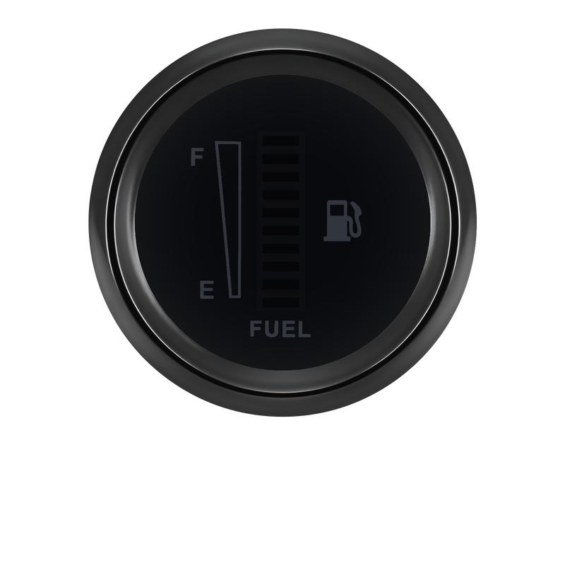 Universal Car Motorcycle Fuel Level Gauge 12V 2" 52mm Fuel Level Meter Gauge Electronic LED Ultra Thin Auto Benzine Meter