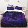 Duvet Covers Demon Slayer Bedding Sets Cartoon Comforter Bed Linen Boys Kids Single Double Size Soft Bedclothes Home Decor Anime
