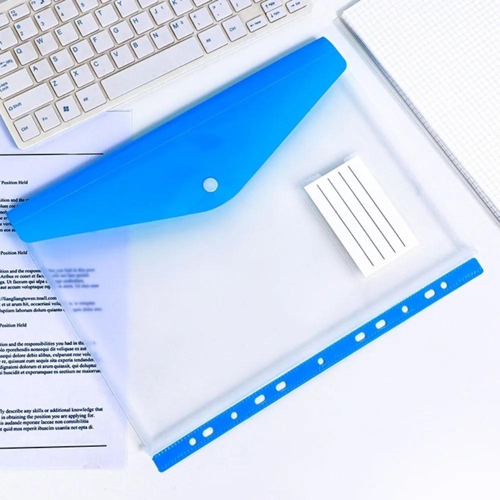 12 Stück Transparente Loseblatt-Dateitaschen Wasserdicht A4 Erweiterbare Binder-Tasche Quittung