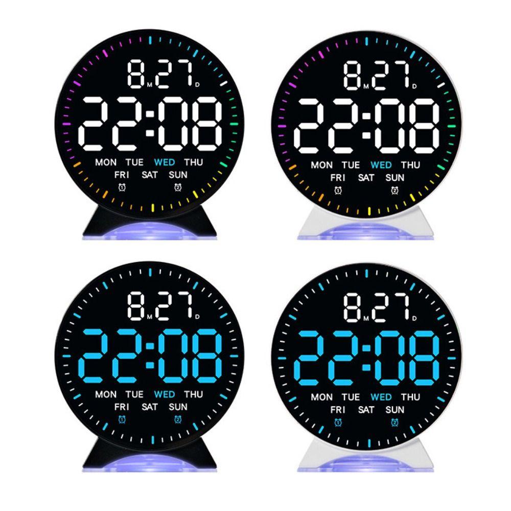 Running Second Digital LED Clocks Multi-functional Display Table Clock LED Alarm Clock  Home Decor