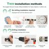 Mop and Broom Organizer Stainless Steel Broom Mop Holder Wall Mounted Strong Broom Mop Holder for Bathroom Kitchen Accessories