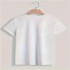 Short-sleeved T-shirt European and American Summer New Women's Fashion Casual Home Commuting Versatile Round Neck Short-sleeved T-shirt