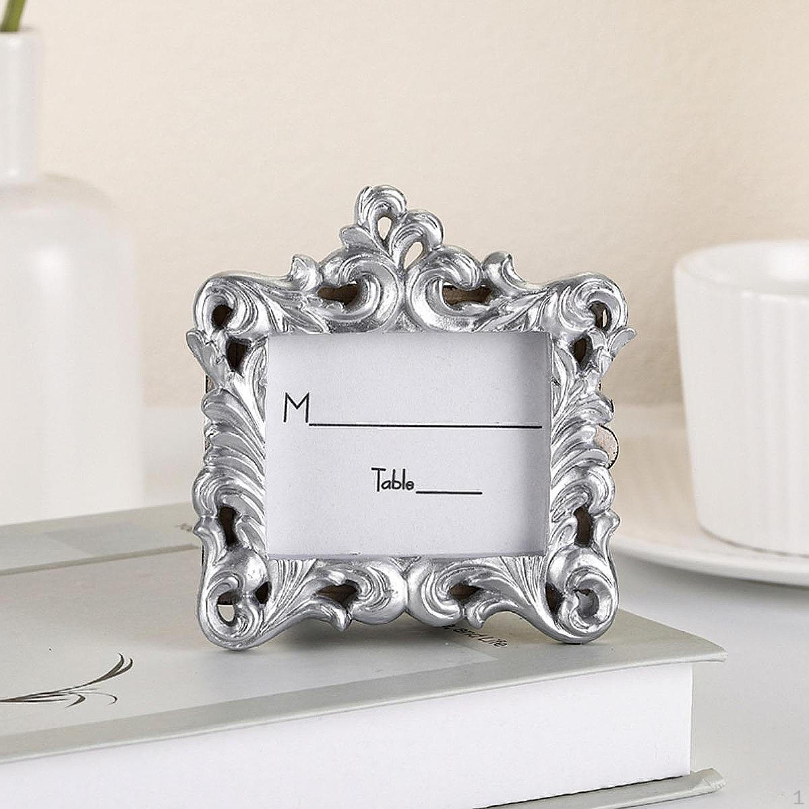 

Desktop Photo Frame, Elegant Display Stand for Home серебряный