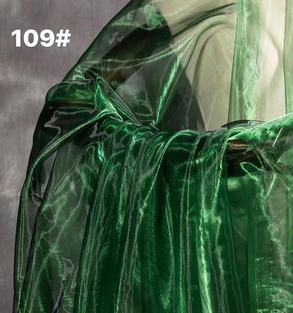 Dreamy Soft Organza Skirt Fabric: Flowing Light Gauze & Bright Silk