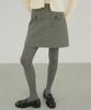Otte Mini Check Pocket Sk_Gray