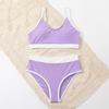 Girls Two Piece Swimsuit Tankini Set Soft Stretchy Fabric Comfortable Fit Lightweight Design for Beach Pool Swimwear