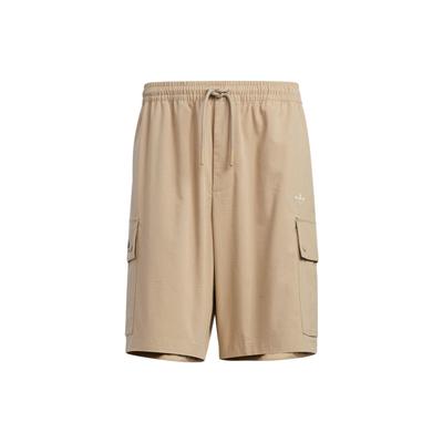 Originals Trefoil X Charr Morita Co-Branded Logo Print Straight Loose Shorts Unisex Bottoms Brown HR3465