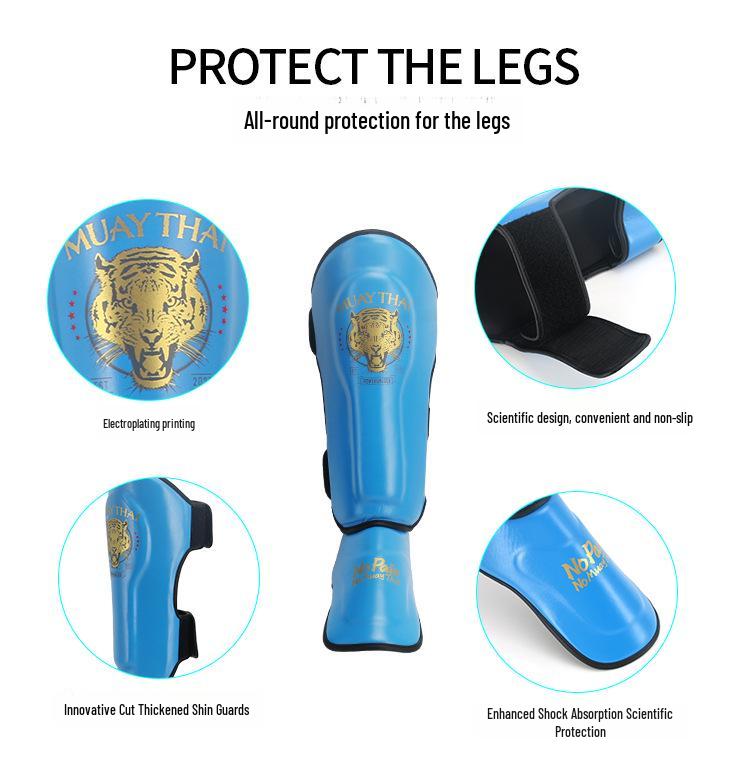 ANOTHERBOXER Sanda Barnleggings med Vristskydd för Boxning och Muay Thai.