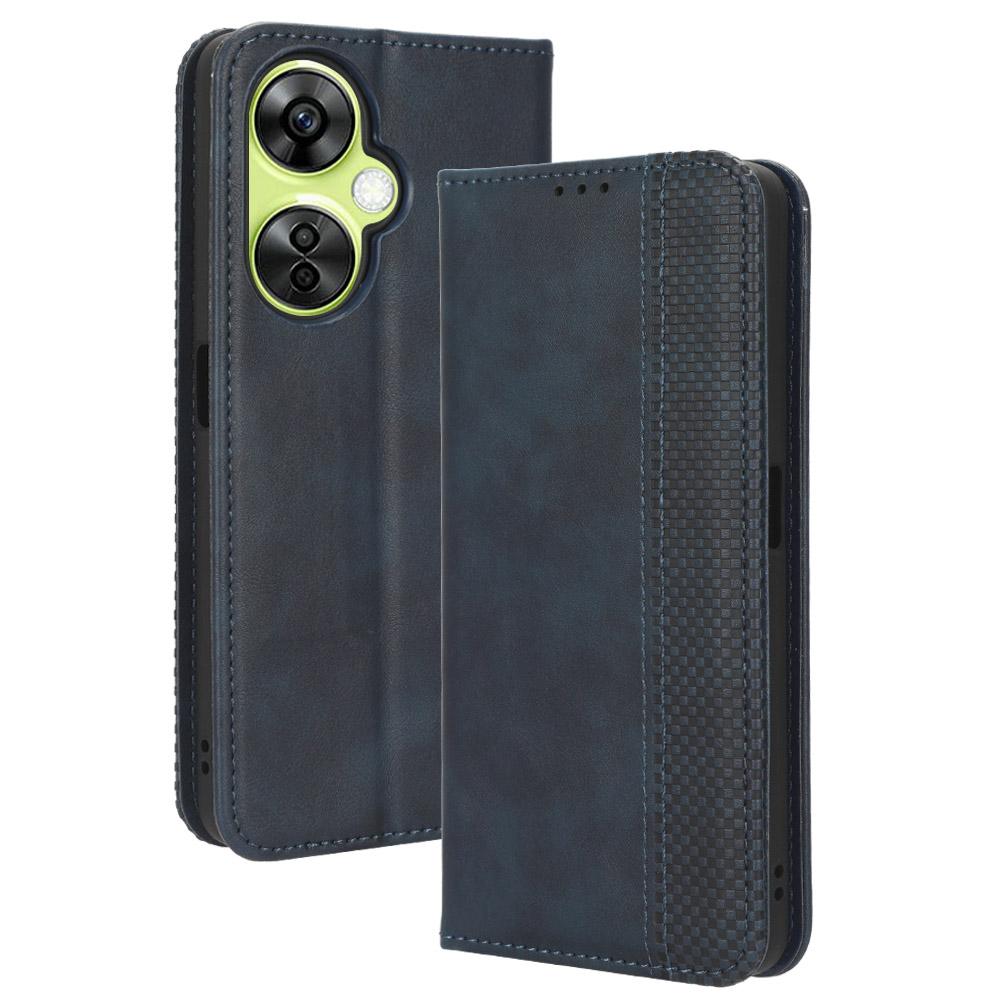 For OnePlus Nord CE 3 Lite 5G/Nord N30 5G Wallet Phone Case Retro PU Leather Mobile Phone Stand Cover