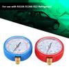 Pair of Air Conditioner Low and High Pressure Gauges, R410A R134A R22