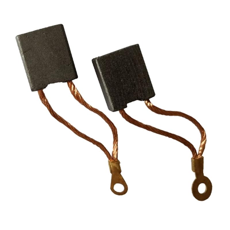 

2x 21x18x7мм Угольная щетка для электродвигателя электроинструмента угловой шлифмашины орбитальной шлифмашины запасная ремонтная часть 1