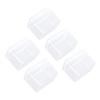 5PCS Sponge Transparent Storage Box Multipurpose Portable Clear Small Plastic Container