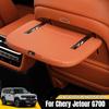 For Chery Jetour G700 2025 2026 Car Rear Seat Table Board Silicone Pad Protective Mat Scratchproof Anti-Slip Cover Accessories