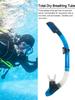 Diving Snorkel Silicone Full Dry Mouthpiece Swimming Underwater Diving Air Breathing Tube for Swim Accessories