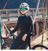 Lampaida Women's Quick-Dry Long-Sleeve Cycling Jersey for Spring/Summer