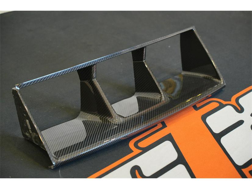 Compatible with Custom Carbon Fiber Front Splitter, Grooves, Electric Spoiler, & OEM Style Body Kit.