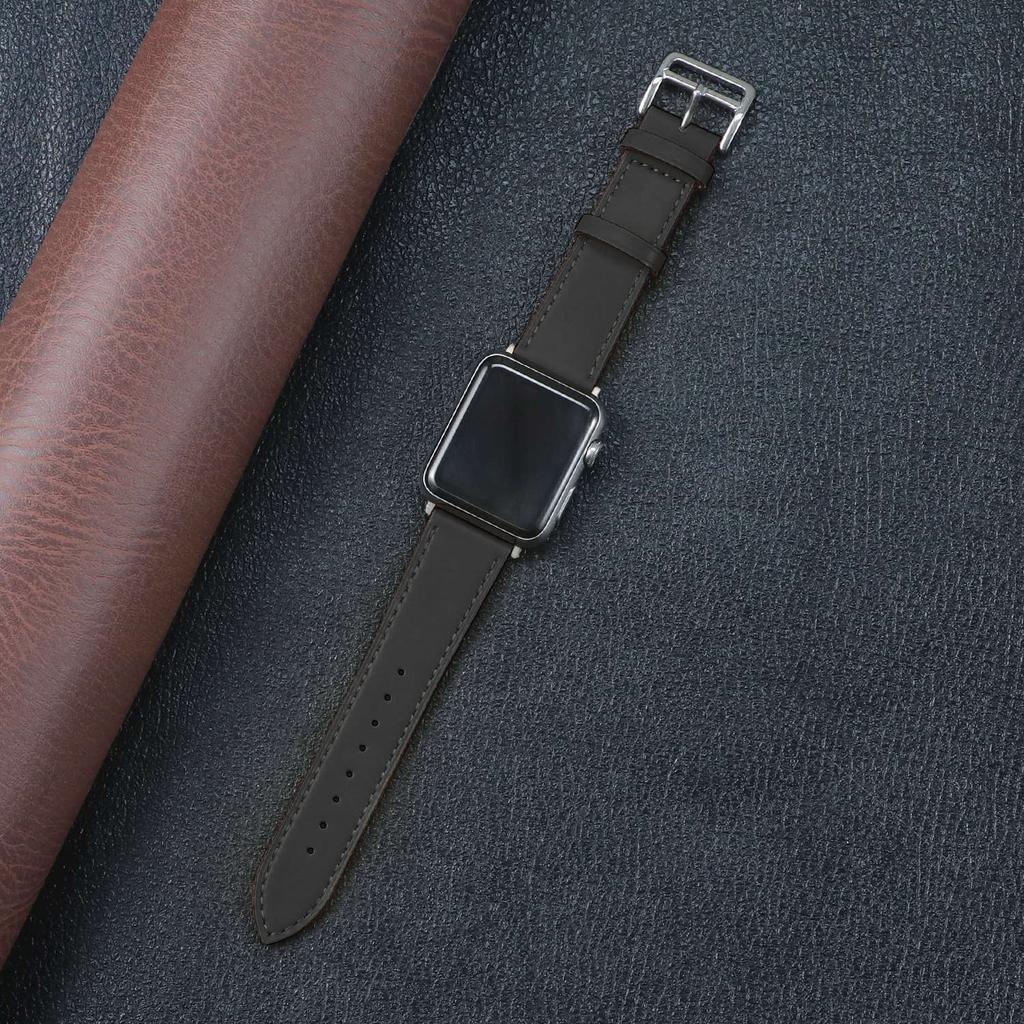 Leather strap for Apple watch band 44mm 40mm 42mm Single tour bracelet correa iWatch series 8 SE 7 6 5 4 Ultra 49mm 45mm 41mm
