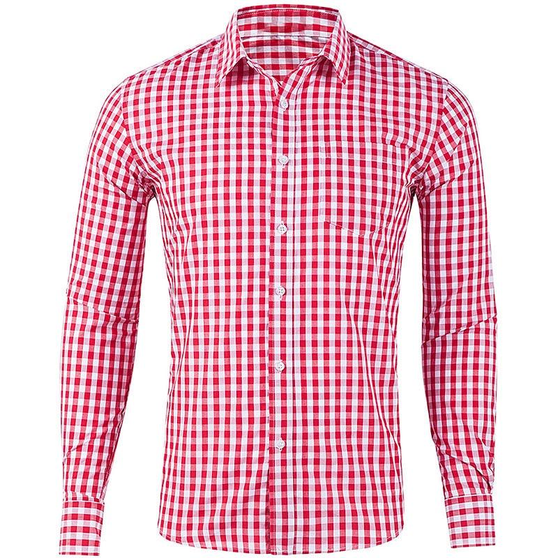 Camisa de Manga Larga para Hombre Casual Cuadros Color Verano Impresión 3D Camisa con Cuello Solapa Verano Nueva Moda Ropa Casual para Hombre Unisex Tops