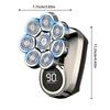 9D Head Shaver For Bald Men Electric Shavers Rechargeable Head Razor Ipx7 Waterproof Rotary Shaver With Led Display Men Gift