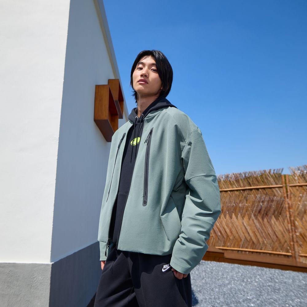 Nike Jackets Men s Green Baseball Collar Moderate Other L