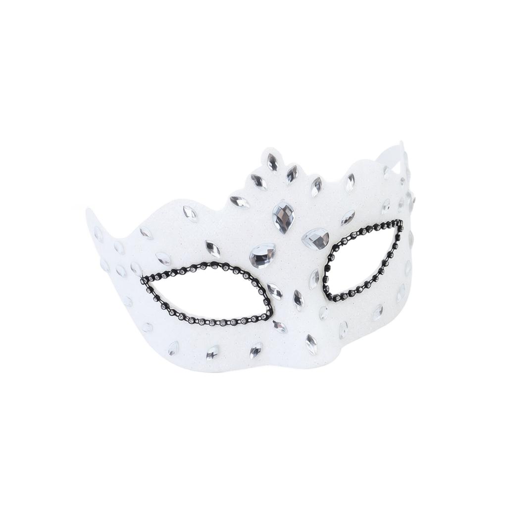 Women's Glitter Masquerade Half Face with Embellishment for Party,