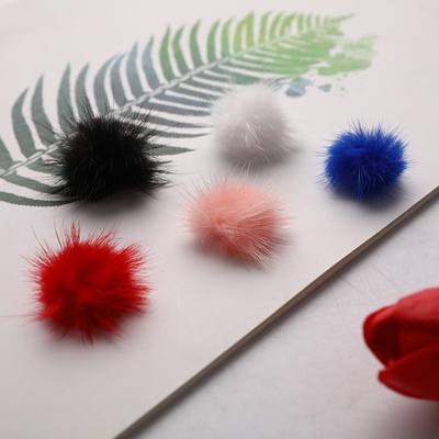 10ks Nails Art Design Mini Pom Poms Mink Fur Ball Diy Pompones Šicí potřeby