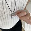 1PC Sturdy Simple Pony Tassel Necklace Gift Alloy Trendy Daily Personalized Durable Creating Electroplated Unique