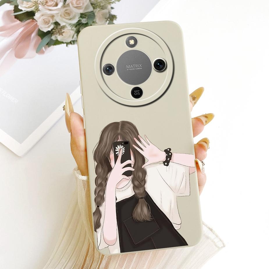 For Honor X9d Case Magic8 Lite Cute Fashion Cartoon Cover Soft TPU Phone Case For Honor Magic 8 Lite X 70 HonorX9d HonorX70 Bags