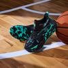 Anta Kids Cement Nemesis Professional Combat Non-Slip Wear-Resistant Low-Top Basketball Shoes Kids sneaker Black Green A12431101-3