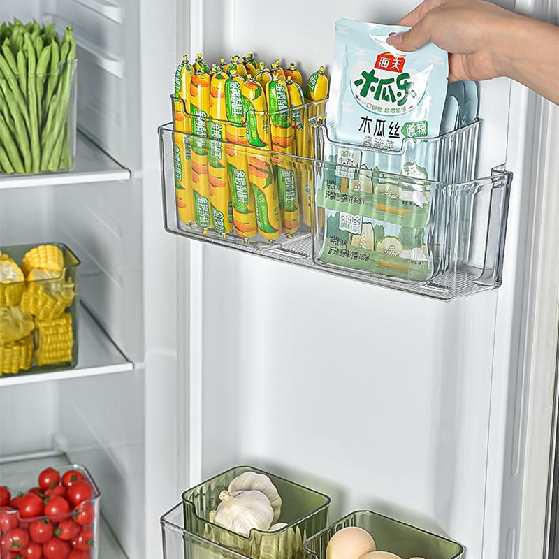 5 Pièces Boîte de Rangement pour Réfrigérateur Organisateur de Frigo Boîte de Rangement pour Fruits et Légumes Frais Boîte Spéciale de Conservation des Œufs de Qualité Alimentaire Cuisine