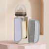 Biberon Chauffe-biberon Rechargeable Sans Fil Chauffe-lait Maternel Température Réglable Chauffage Rapide Chauffe-biberon pour Lait Maternel