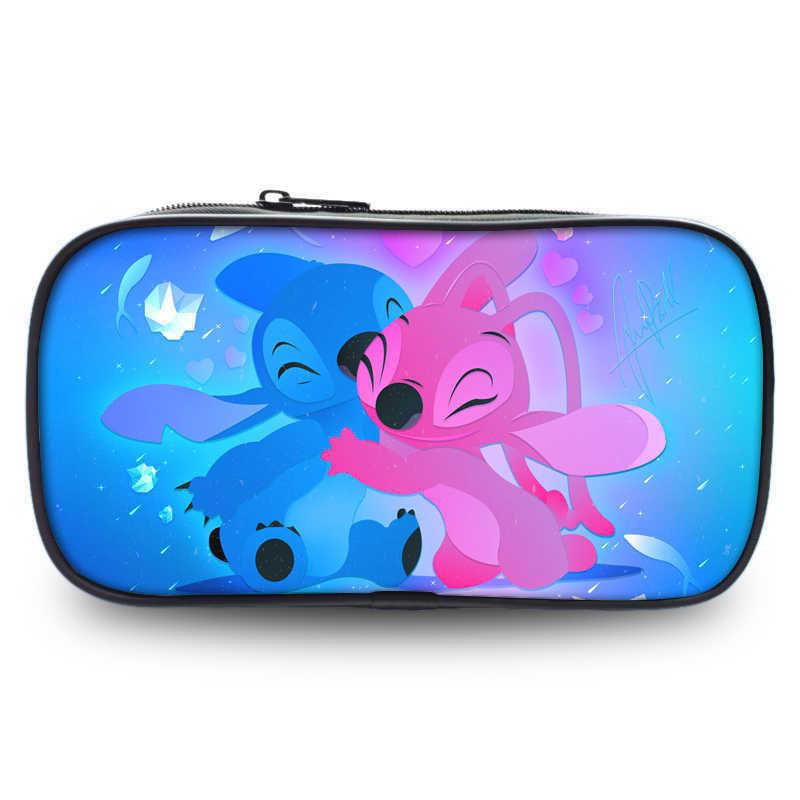 Adorable Stitch Student Single Layer Pencil Case Cute Cartoon Stationery Storage Bag