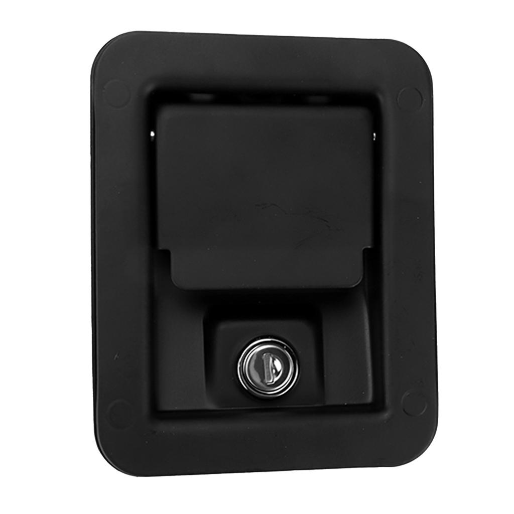 Car Door Lock Stainless Steel with 2 Keys Modification Replacement for Trailers RVs Trucks