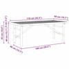 Coffee Table Brown 110 X 50 X 43 Cm Bamboo