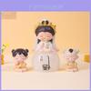 Buddhist Blessing Resin Figurine With Lotus Base For Home Decor And Giftgiving