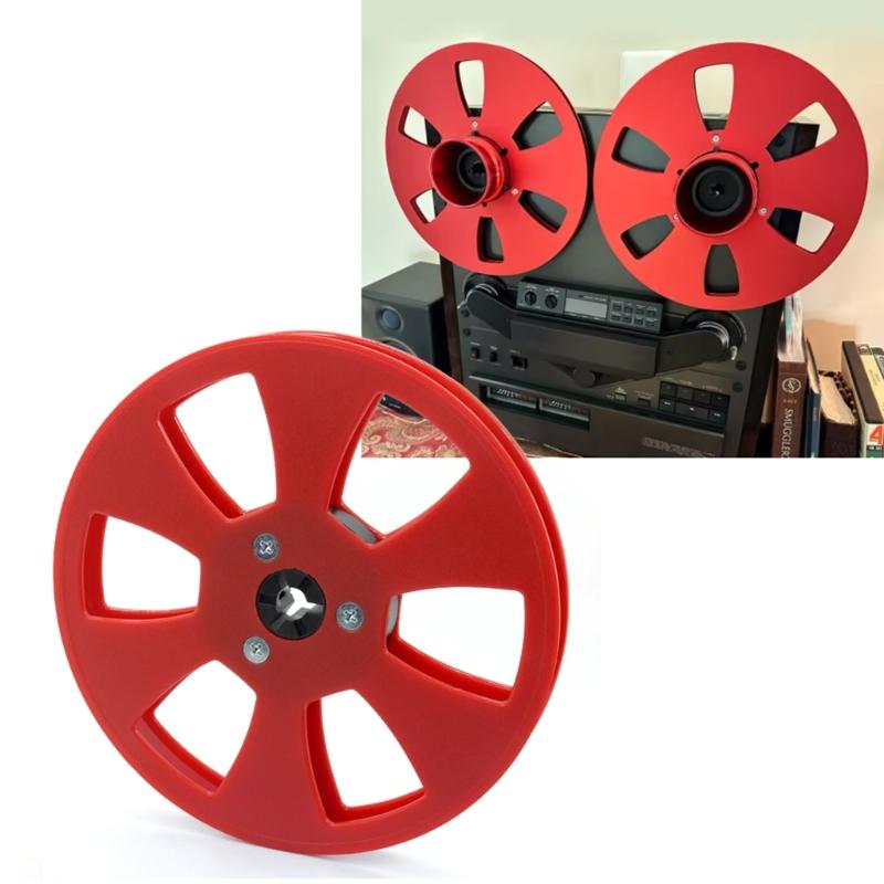 Professional 5 Inch Diameter Empty Tape Reel Featuring 6 Hole Flange Design for Enhances Stability In Open Reel Tape