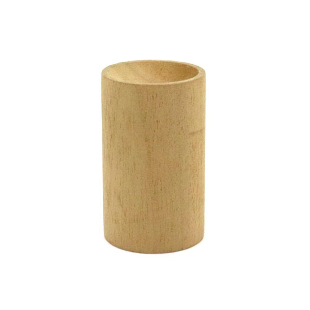

Cylindrical Crystal Ball Base Wooden Crystal Ball Display Stand Home Decoration 3cm x 5cm-Golden Silk Teak