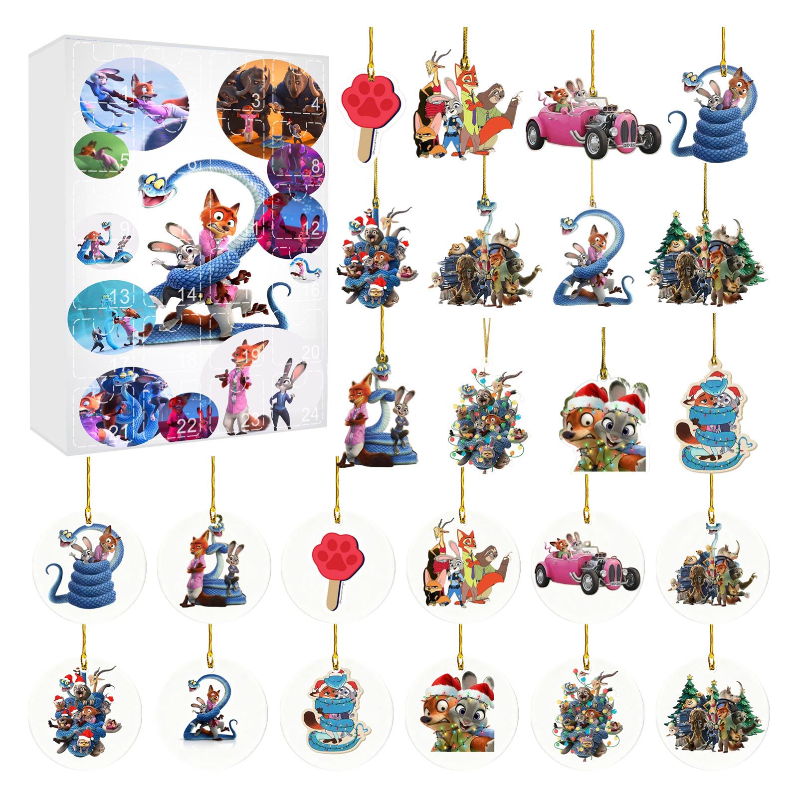 

2D Flat Aircraft Box 24pc Series Advent Calendar Christmas Countdown One Size