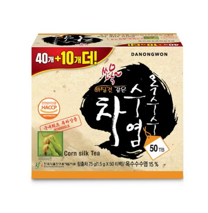 DANONGWON Corn Silk Tea Tea Bags 50 Count | Korean Herbal Tea