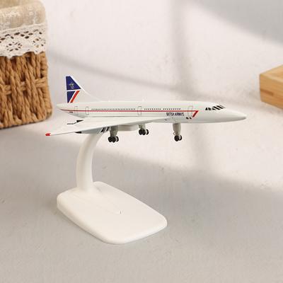 20Cm Singapore Concorde Alloy Aircraft Model With Landing Gear Airliner Alloy Diecast Air Plane Model Collection Ornament