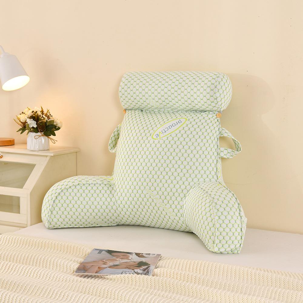 

Reading Pillow Large Bed & Sofa Backrest Reading Pillows for Sitting in Bed Adults Arm Back Neck Support Pillows with Detachable